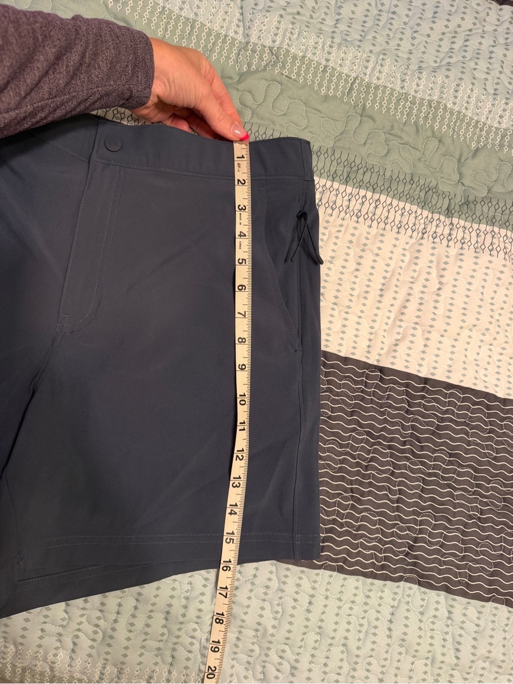 Men's Athletic Shorts in Charcoal Gray - Picture 2 of 13